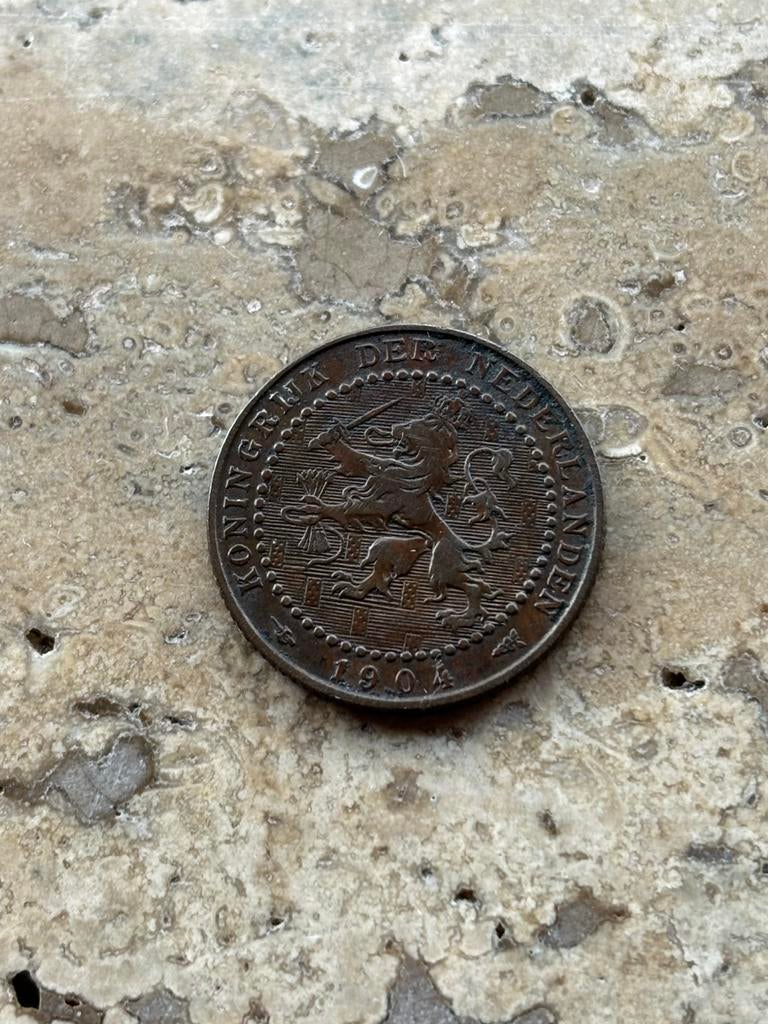 1 cent 1904 Wilhelmina , hele mooie kwaliteit, Ophalen of Verzenden, Koningin Wilhelmina, 1 cent, Losse munt