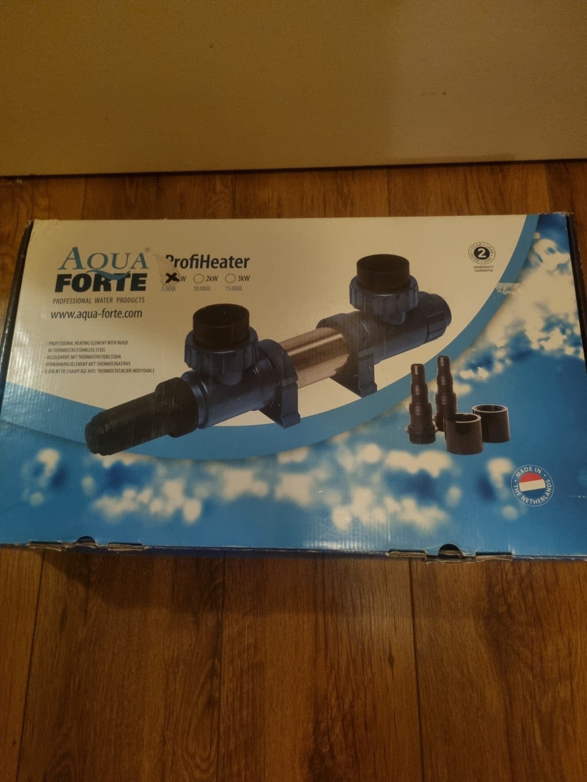 Aquaforte Profiheater 1kW - Nieuwstaat, Ophalen of Verzenden, Nieuw, Verwarming