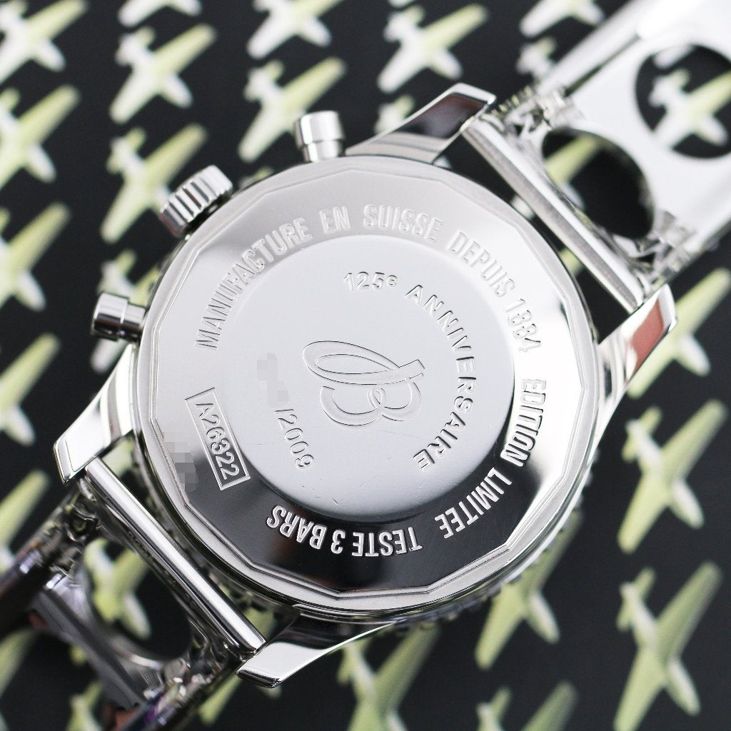 Breitling Navitimer 125 Anniversaire 42 (Zeer goed/ 2011), Sieraden, Tassen en Uiterlijk, Horloges | Heren, Overige merken, Staal