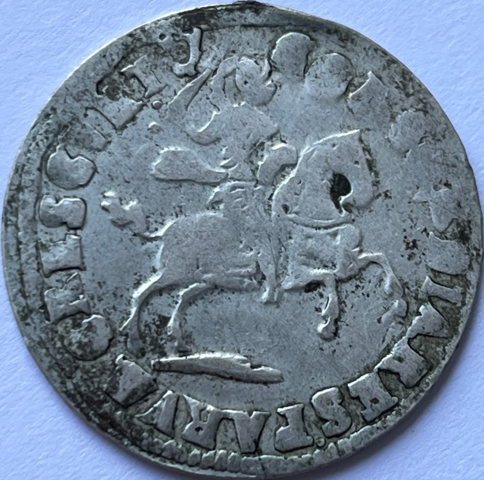 Zutphen zilveren rijderschelling 1688, Vóór koninkrijk, Zilver, Losse munt, Overige waardes