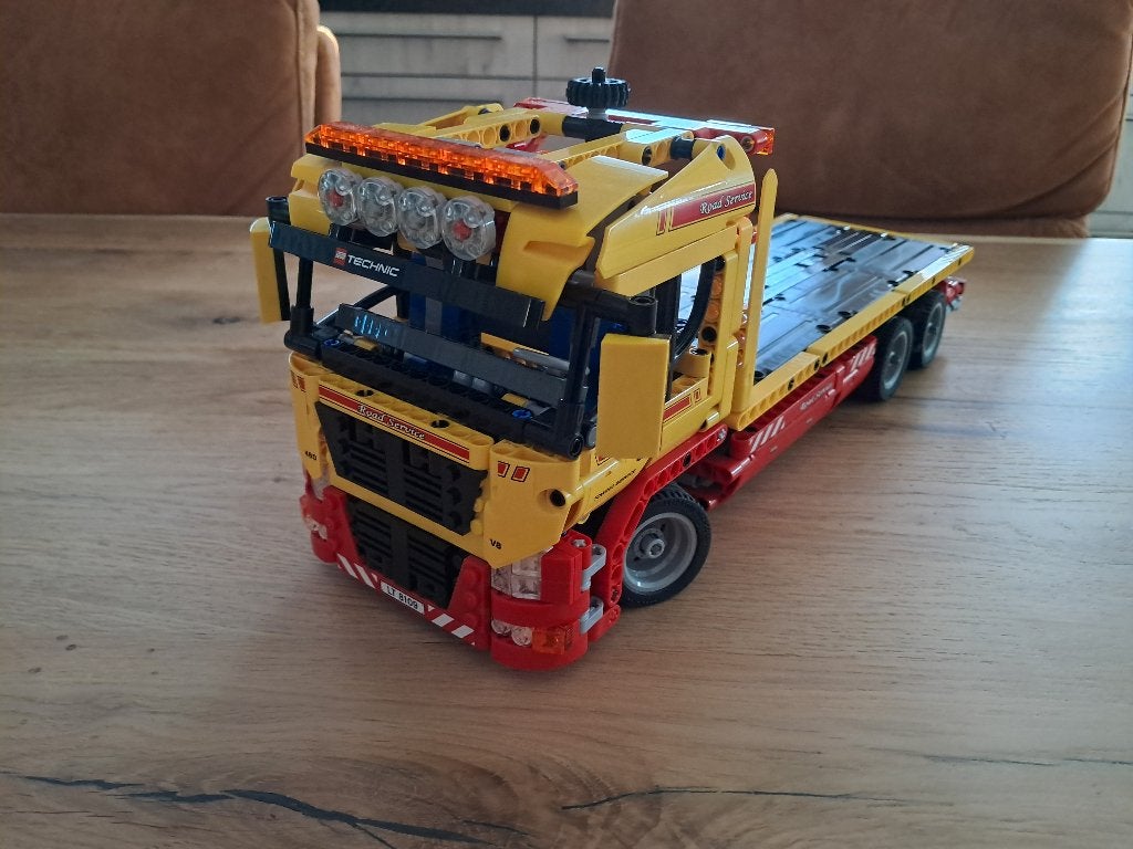 Lego Technic Flatbed Truck 8109, Gebruikt, Lego, Ophalen of Verzenden, Complete set