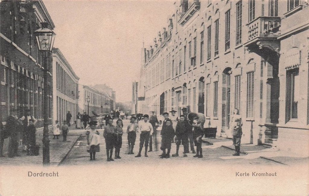 703-132-043 Dordrecht Korte Kromhout, Verzamelen, Verzenden, Voor 1920, Zuid-Holland