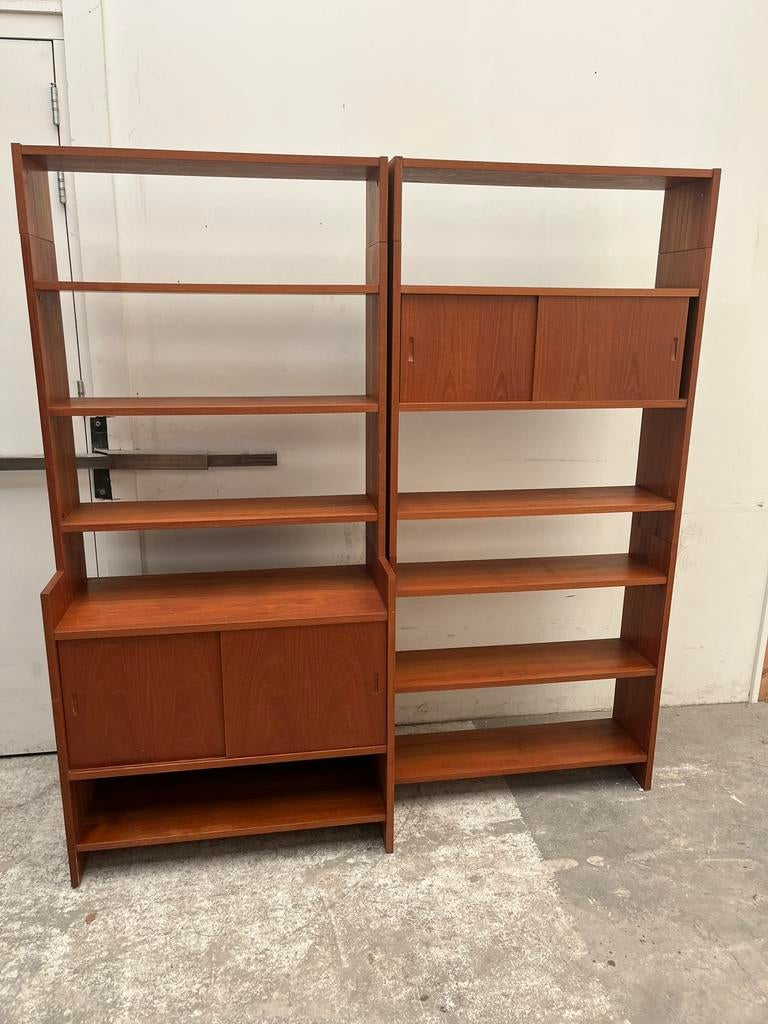 KLM cadovius teak vintage retro kast jaren 60 €595 boeken, 150 tot 200 cm, Teakhout, Ophalen of Verzenden, 150 tot 200 cm