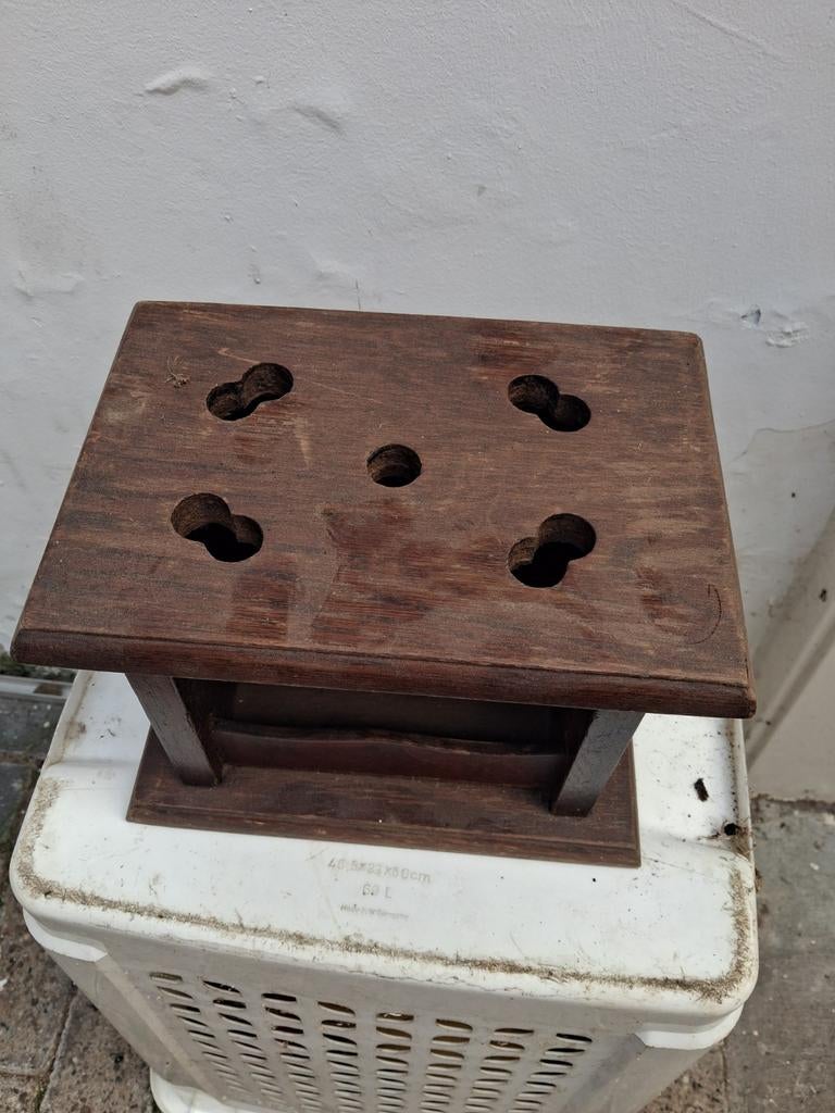 Antieke houten stoof, Antiek en Kunst, Antiek | Woonaccessoires, Ophalen