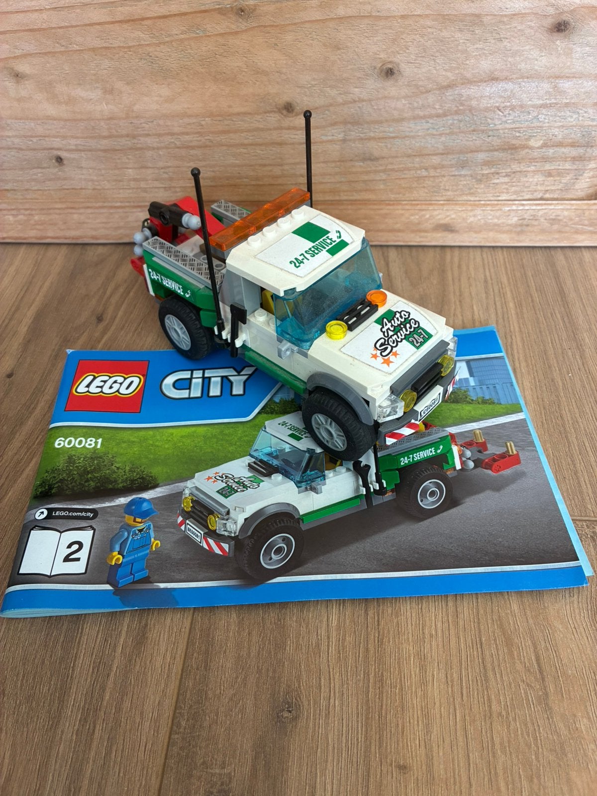 Lego city set 60081 1 en 2, Kinderen en Baby's, Speelgoed | Duplo en Lego, Gebruikt, Lego, Ophalen of Verzenden, Inclusief instructies