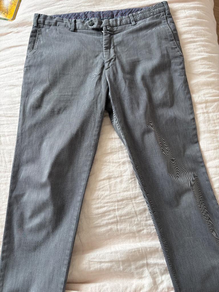 Boggi Milano pantalon maat L, Maat 48/50 (M), Ophalen of Verzenden, Zo goed als nieuw, Grijs