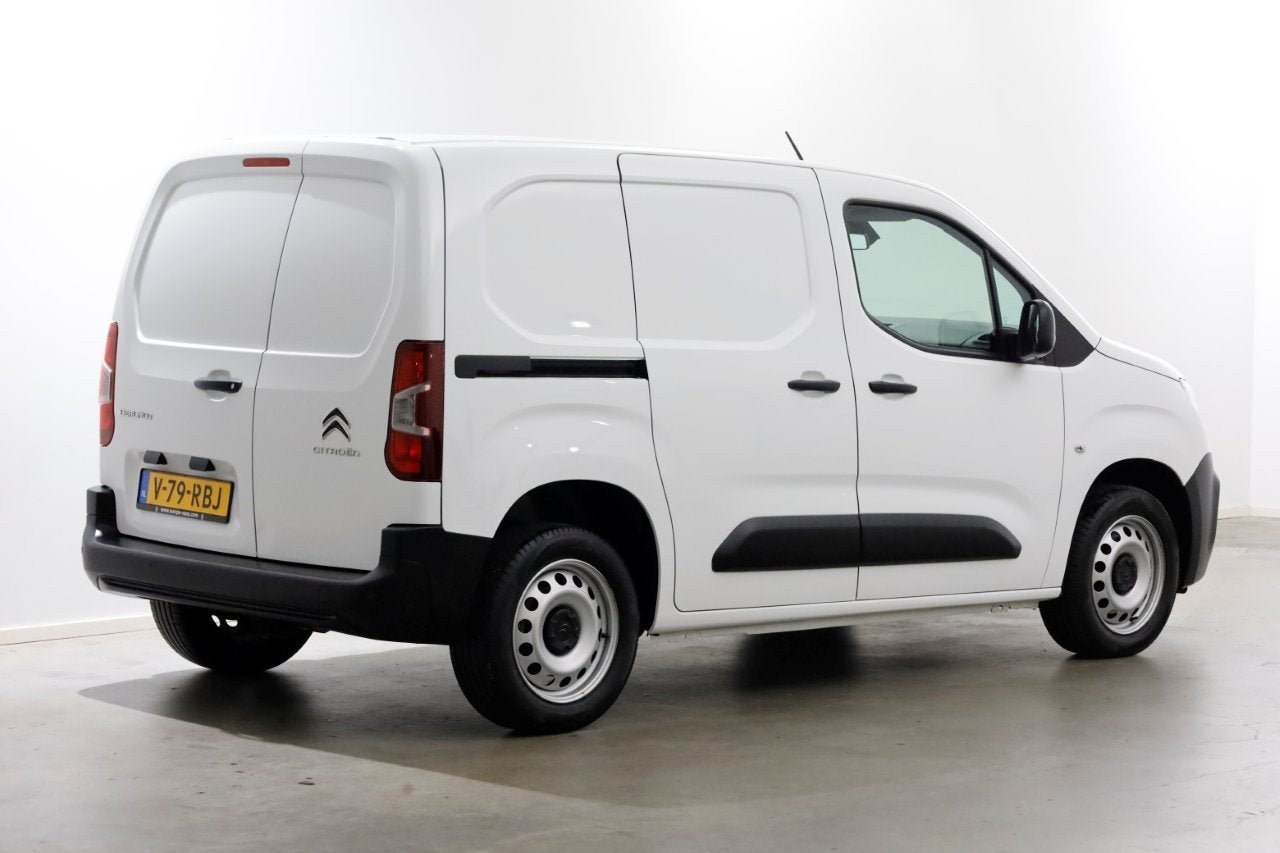 Citroën Berlingo 1.2 PureTech 110pk Benzine Automaat Airco/, Gebruikt, Citroën, Wit, Bedrijf
