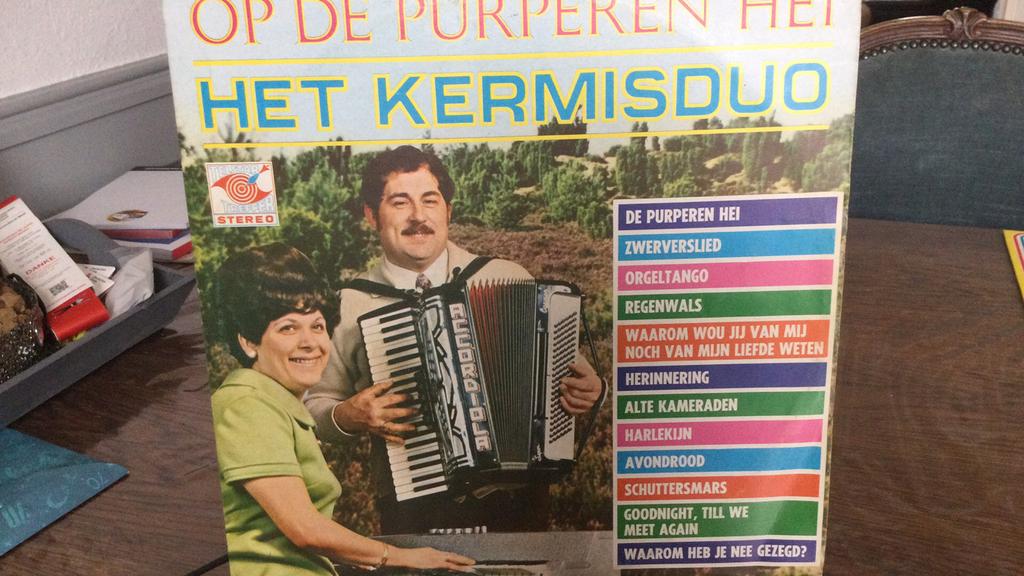 Op de purperen hei Het Kermisduo Telstar lp, Ophalen of Verzenden, Gebruikt, Overige formaten, Levenslied of Smartlap