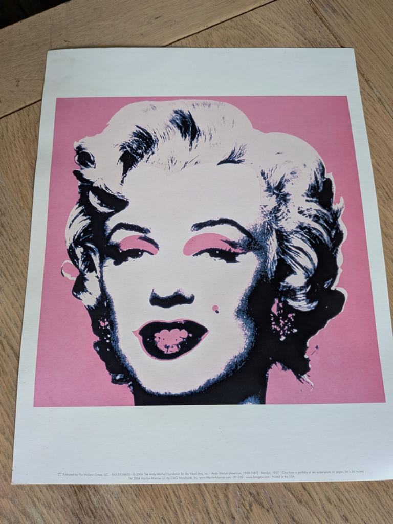 Andy Warhol Marilyn Monroe Pop Art Print Roze, Ophalen of Verzenden