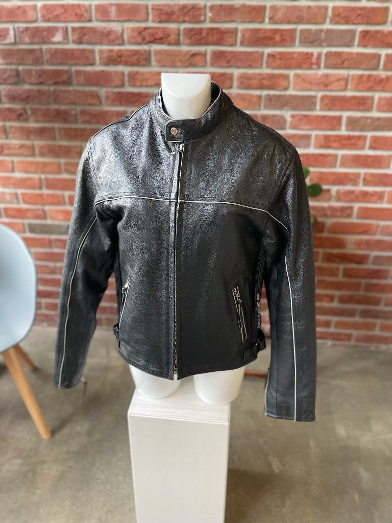 Leren dames motorjas maat M - Bewan Reflex zwart, Bewan Reflex, Jas | leer, Ophalen of Verzenden, Dames
