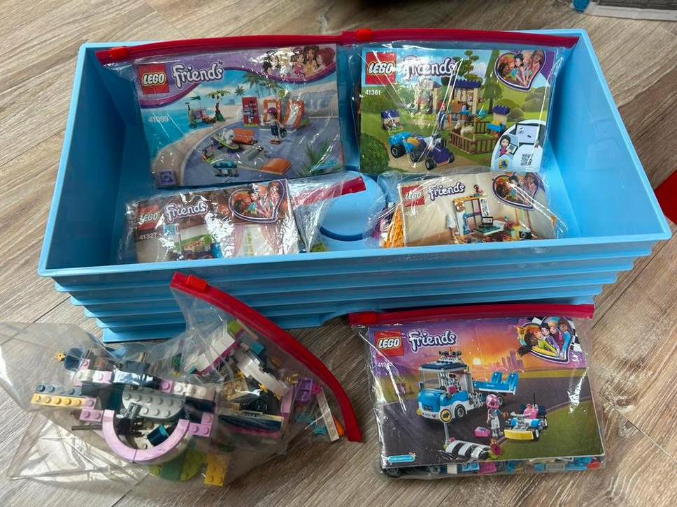 Lego Friends sets incl. Opbergdoos, Ophalen of Verzenden, Zo goed als nieuw