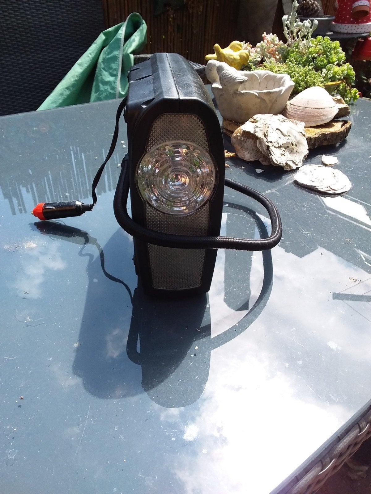 12 volt bandenpomp plus lamp, Ophalen of Verzenden, Nieuw