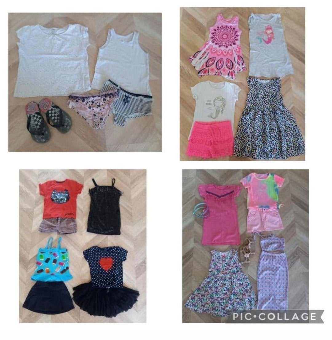 Kledingpakket zomer / feest meisje maat 110-116, Ophalen of Verzenden, Zo goed als nieuw, Meisje