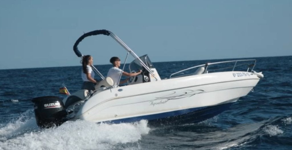 Aquabat Sportline 19 nieuw met 50 pk, Watersport en Boten, Vis- en Consoleboten, Ophalen, Overige merken, Nieuw, 6 m