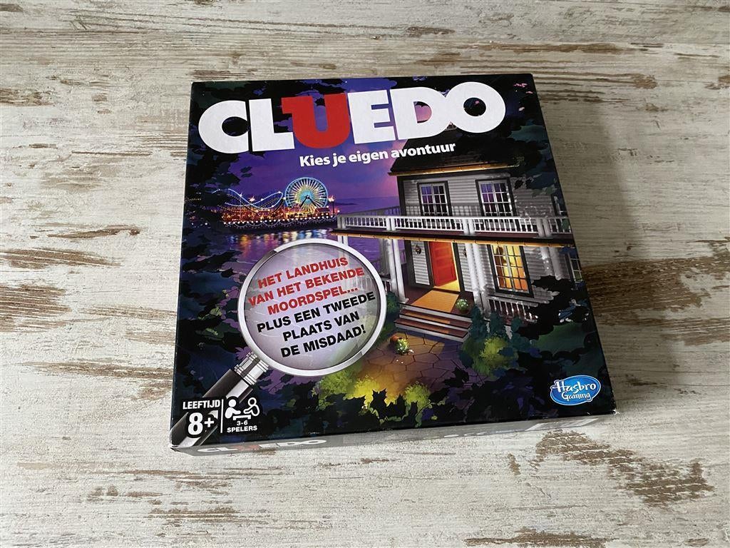Cluedo vierkante doos kies je eigen avontuur [s142], Verzenden, Zo goed als nieuw