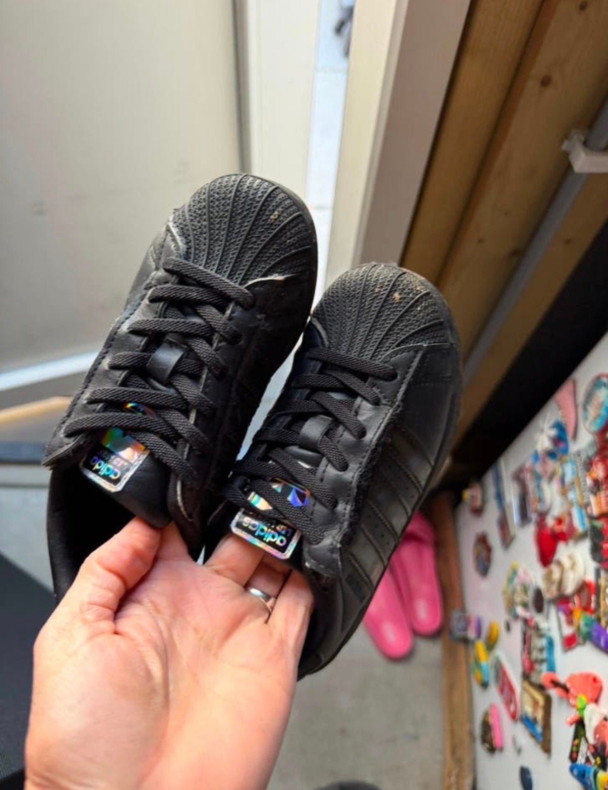 Adidas lichtgevende schoenen maat 31 voor kinderen, Verzenden, Gebruikt, Jongen of Meisje, Schoenen