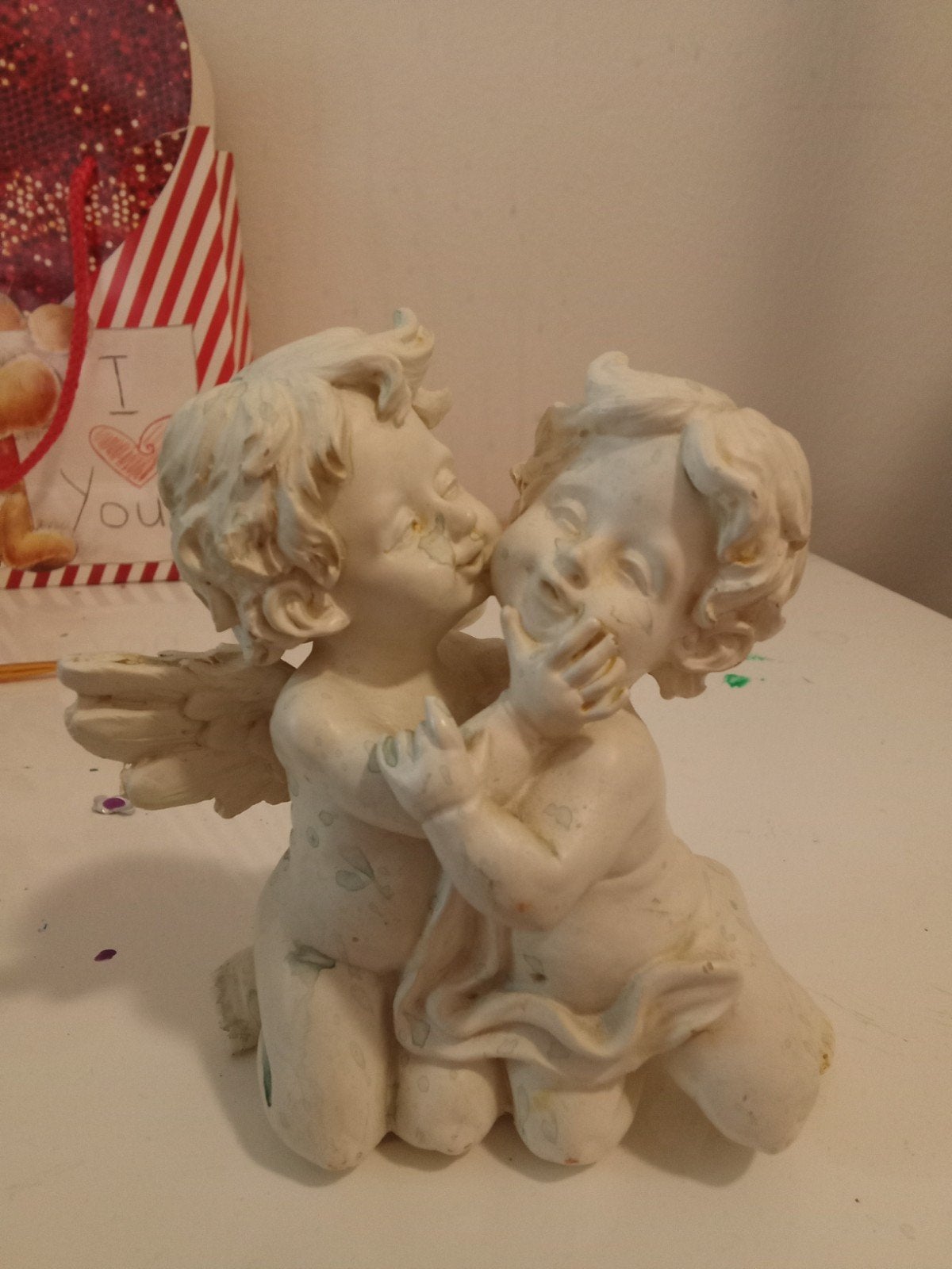mooi engeltje beeldje 20cm, Verzamelen, Beelden en Beeldjes, Ophalen of Verzenden, Zo goed als nieuw