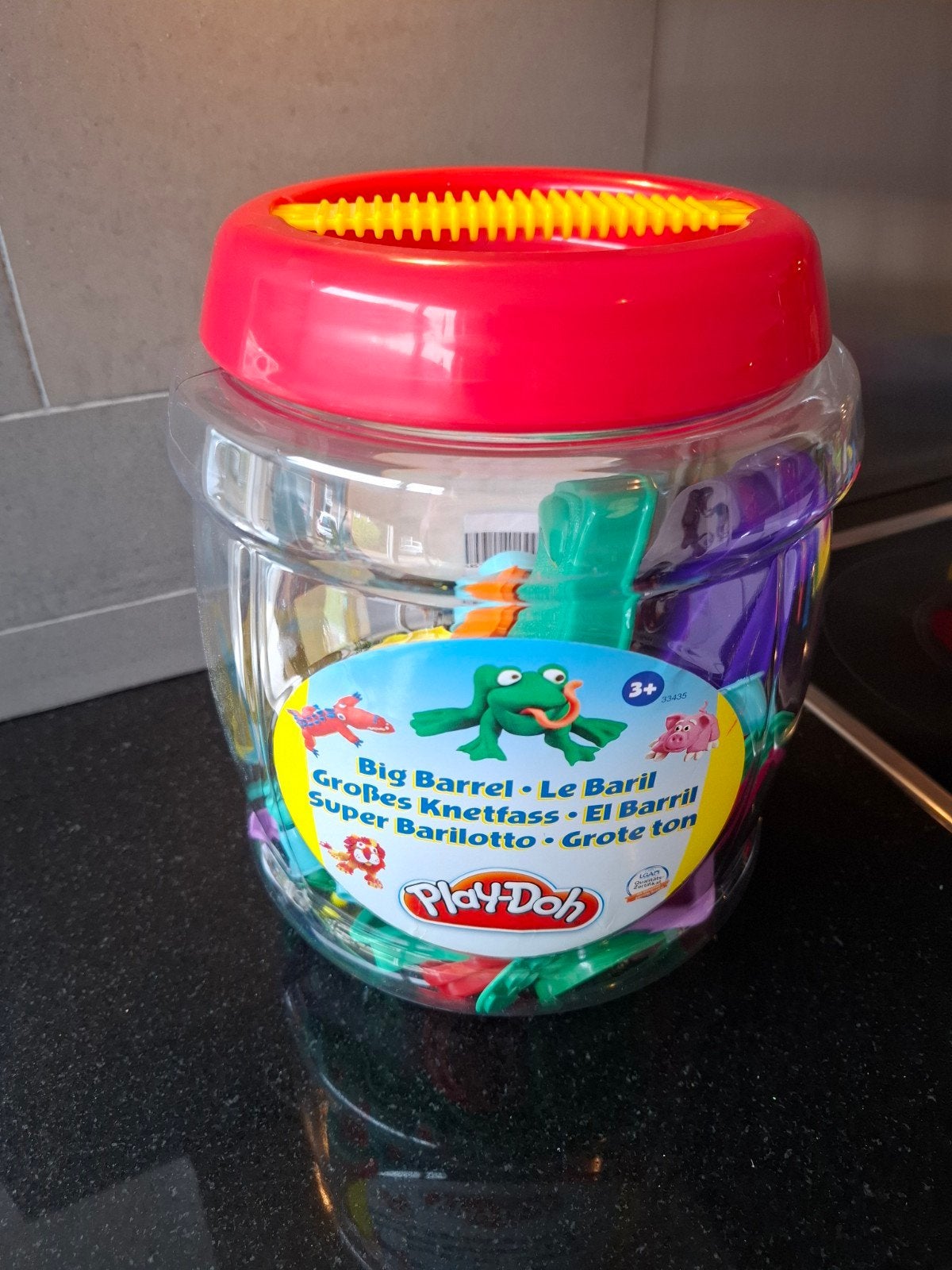 Play-Doh Grote Ton met Vormpjes en Accessoires, Kinderen en Baby's, Speelgoed | Educatief en Creatief, Ophalen of Verzenden, Gebruikt