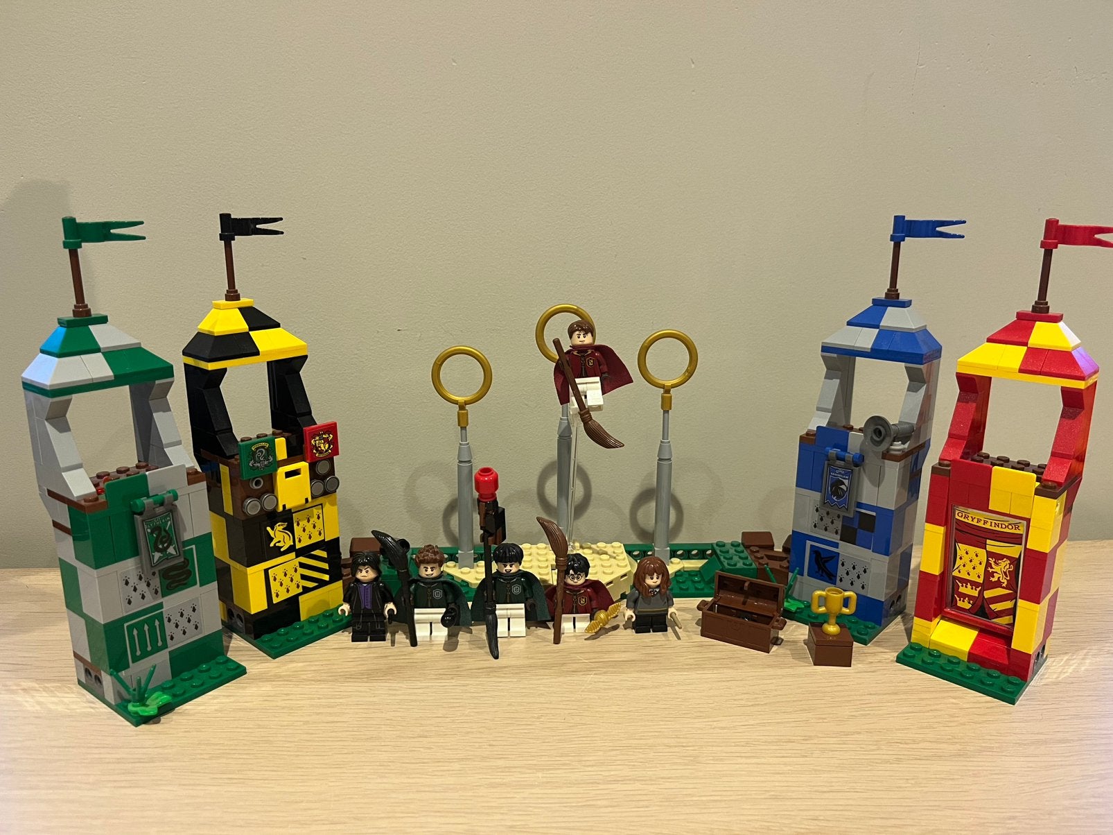 Lego 75956, Quidditch Match, Lego, Harry Potter, Ophalen of Verzenden, Zo goed als nieuw
