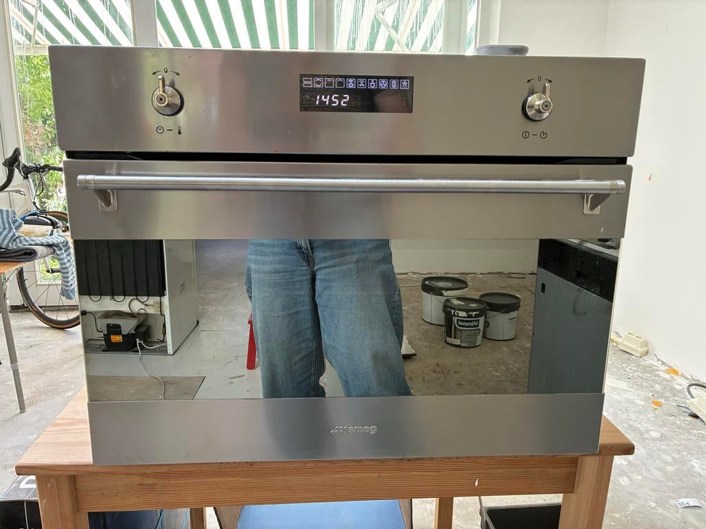 Smeg Inbouw Oven met Tray en Rooster - 60x45x55 cm, Gebruikt, Oven, Inbouw, Ophalen