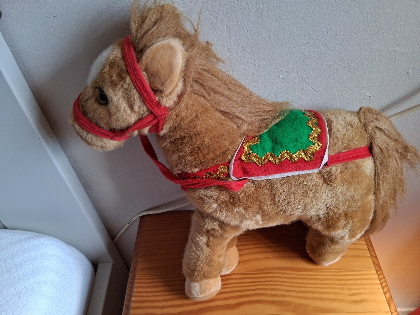 paard met geluid, Ophalen