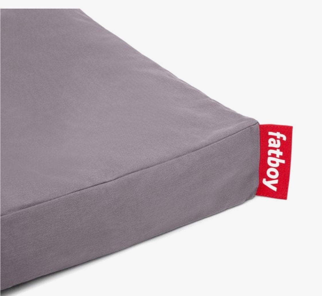 Nieuw: Fatboy hondenkussen grijs/paars 120x80, Overige merken, Ophalen, Nieuw, Hondenmand