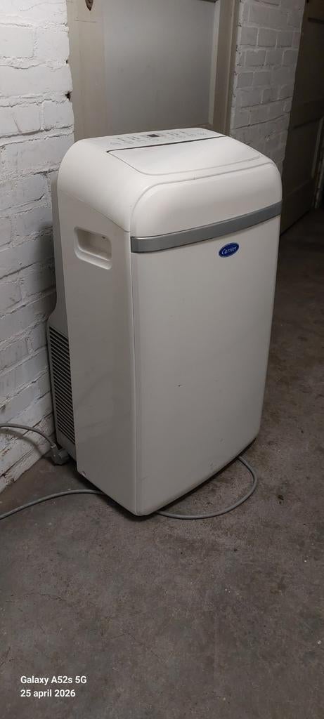 Carrier Mobiele Airco 3.5kW - Koelen en Ontvochtigen, Ophalen, Gebruikt, Minder dan 60 m³, Koelen en Ontvochtigen