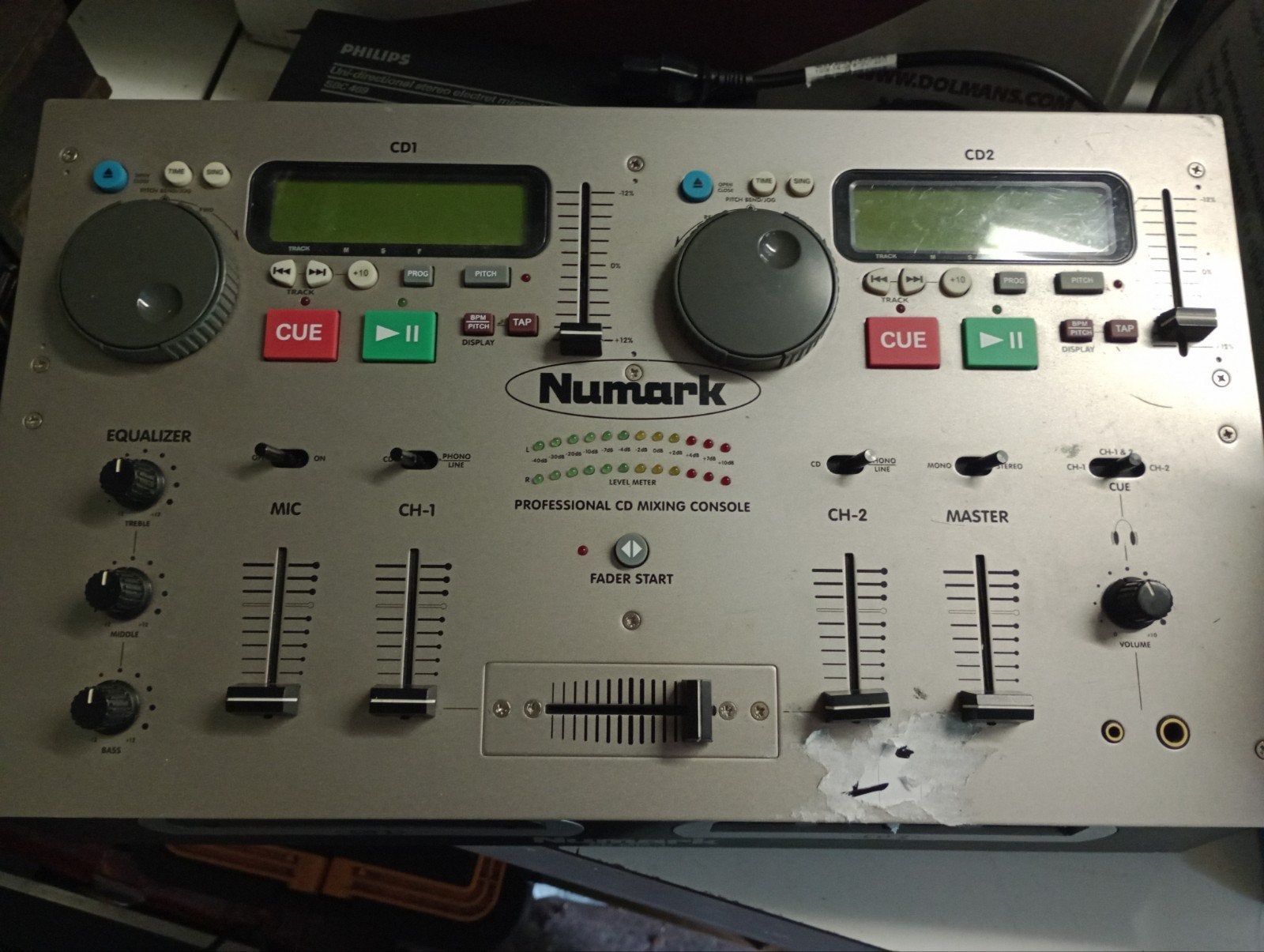 Numark CD MIX-1 Professionele CD Mixing Console, Muziek en Instrumenten, Dj-sets en Draaitafels, Ophalen of Verzenden, Gebruikt