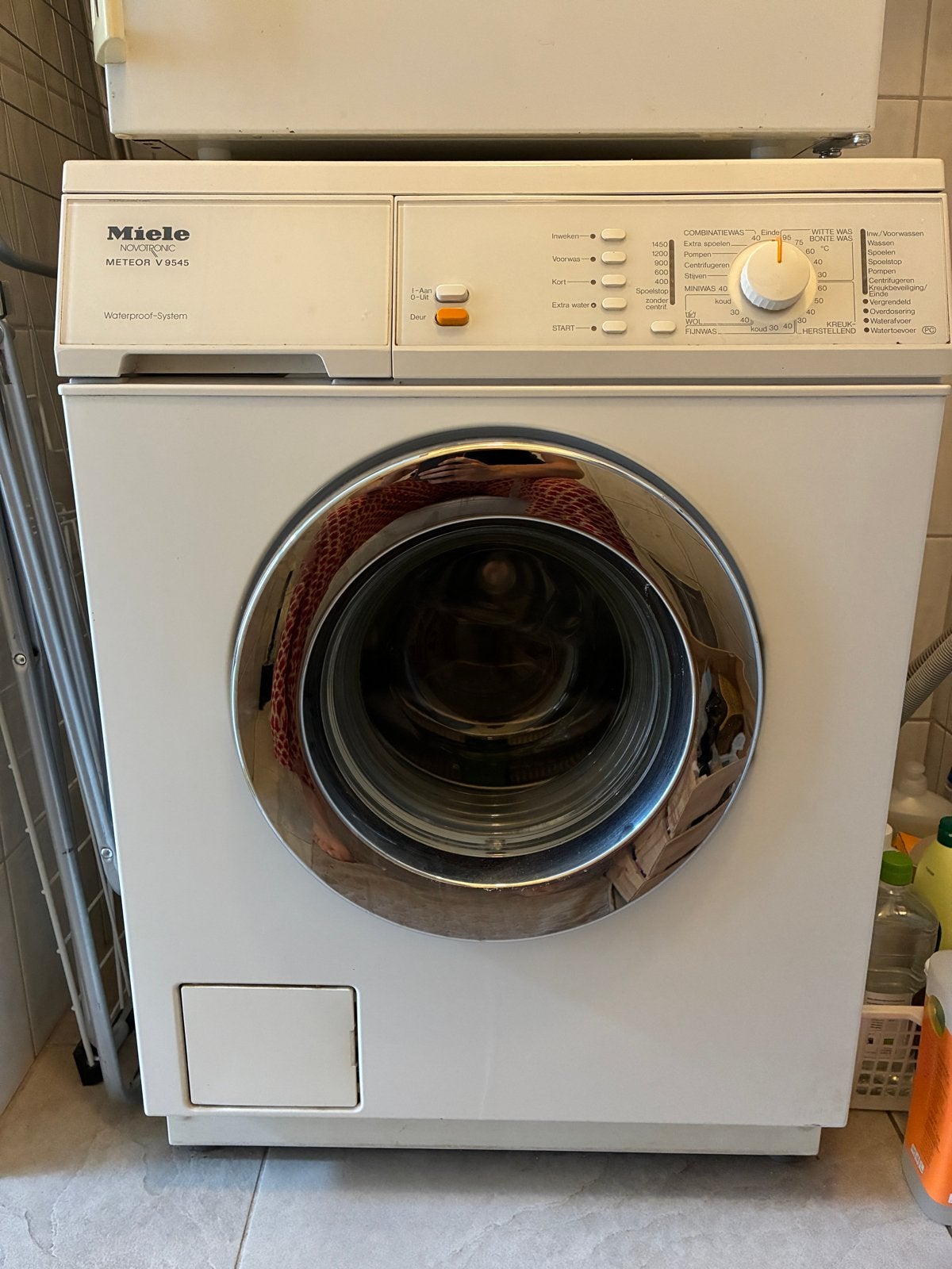 Miele wasmachine, Witgoed en Apparatuur, Ophalen, Gebruikt, Voorlader, Kort programma