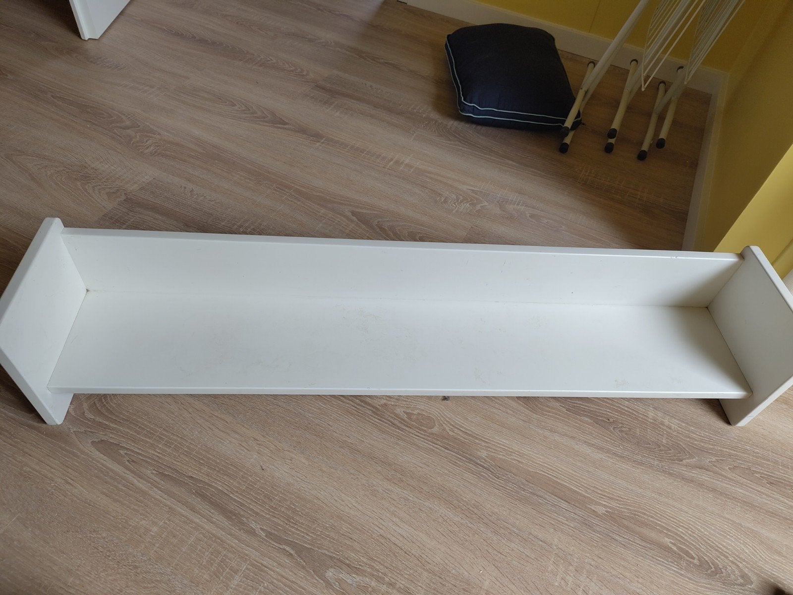 Witte wandplank 100 cm, Ophalen
