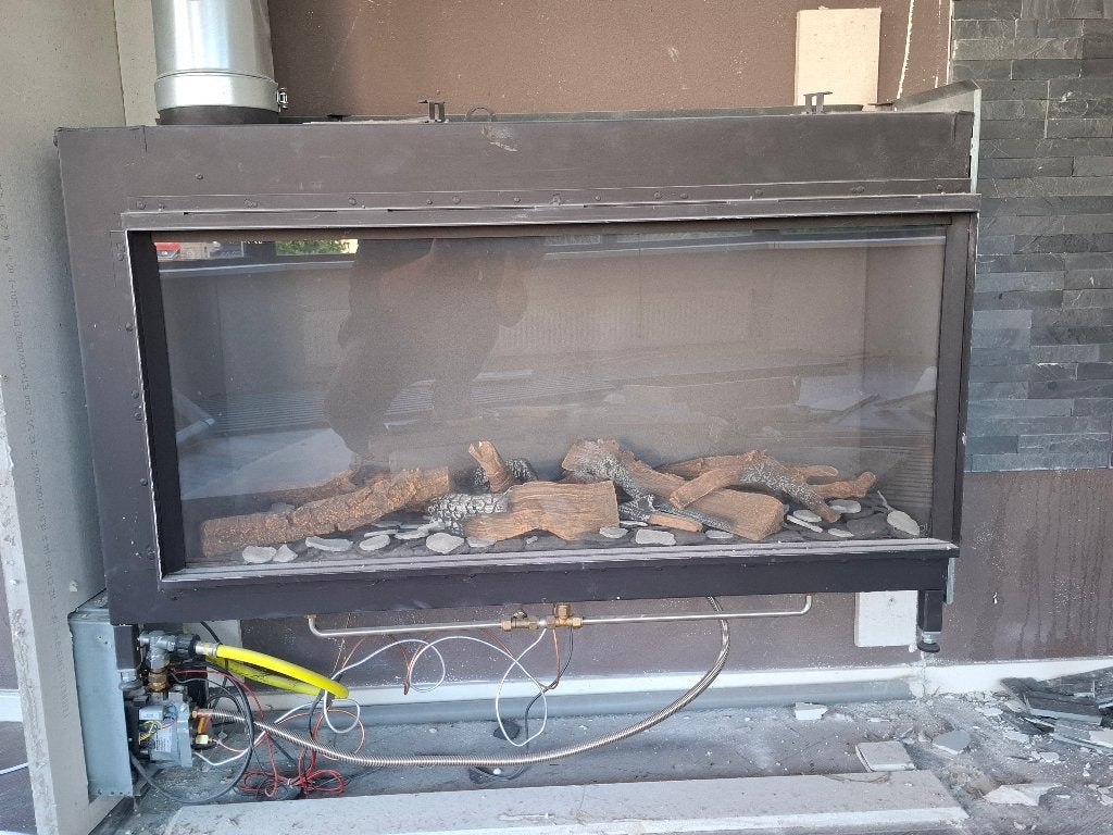 Gashaard Global Fires, Ophalen, Gebruikt, Vrijstaande haard, Gashaard
