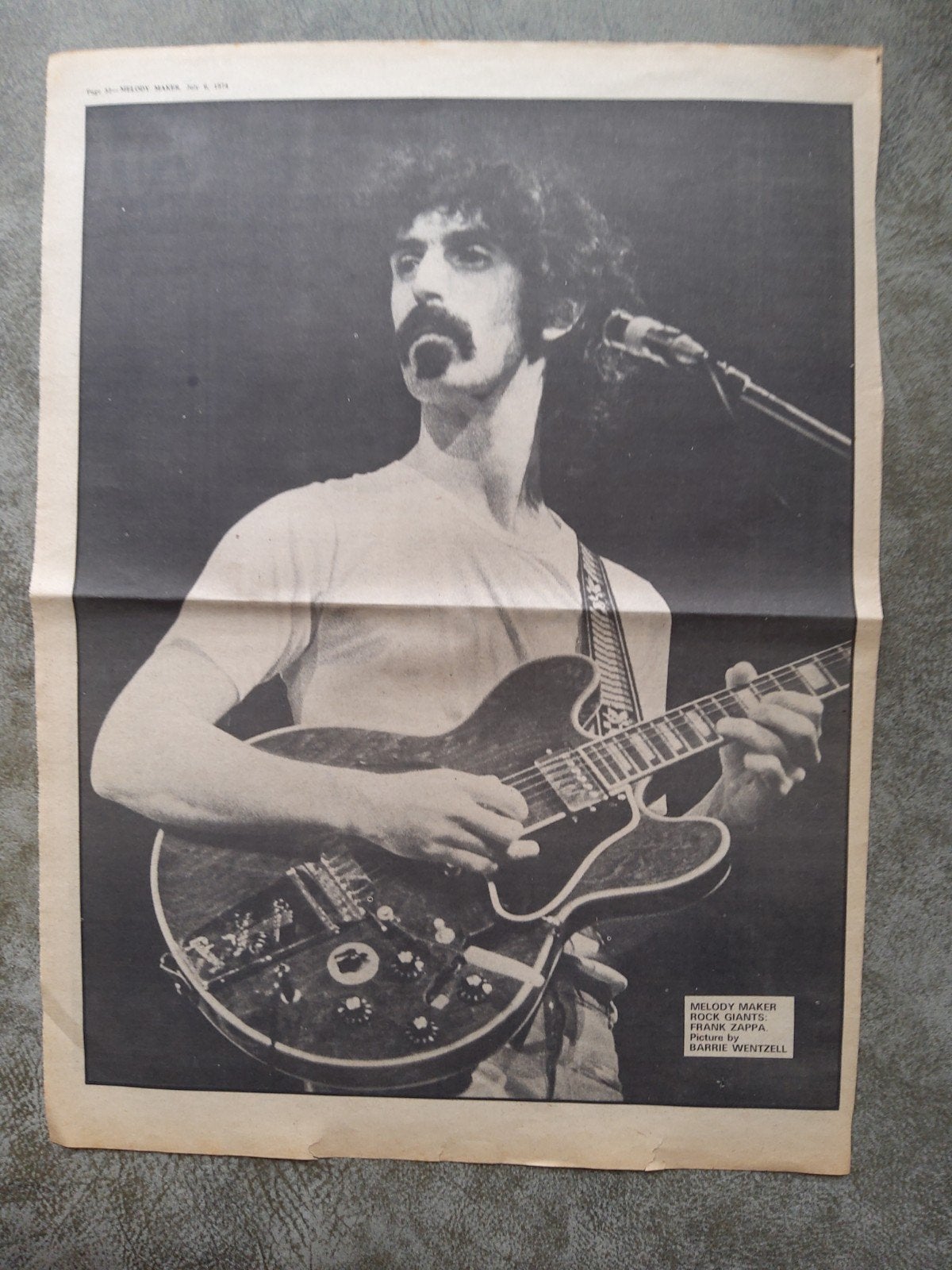Frank Zappa: Outrage and Invention A3 formaat, Ophalen of Verzenden, Foto of Kaart
