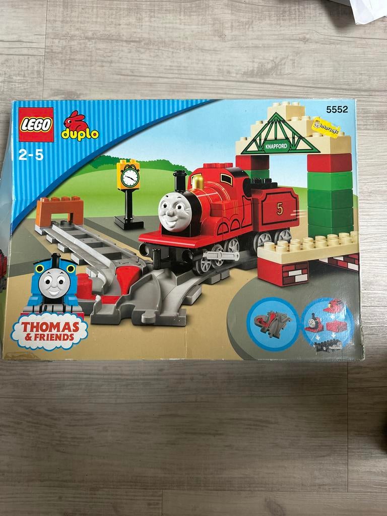 Lego Duplo 5552 Thomas de Trein Compleet, Ophalen of Verzenden, Zo goed als nieuw, Complete set, Duplo