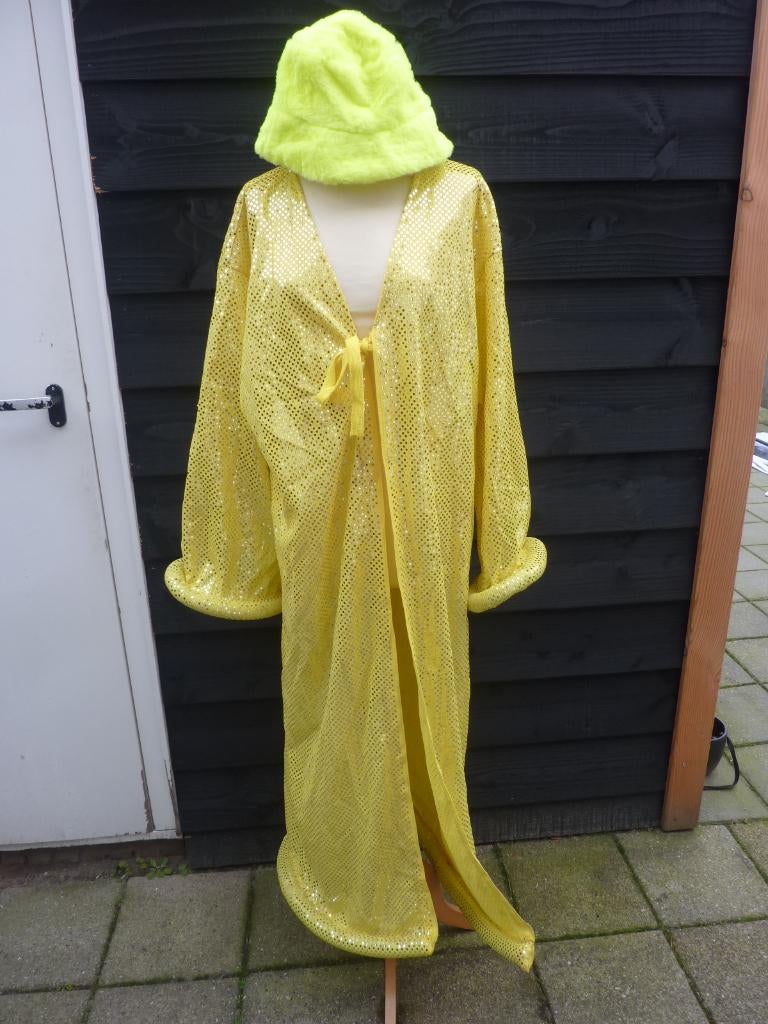 CARNAVAL, geel, maanmannetje, banaan, jas, Kleding | Dames, Carnavalskleding en Feestkleding, Gedragen, Kleding, Carnaval, Maat 46/48 (XL) of groter