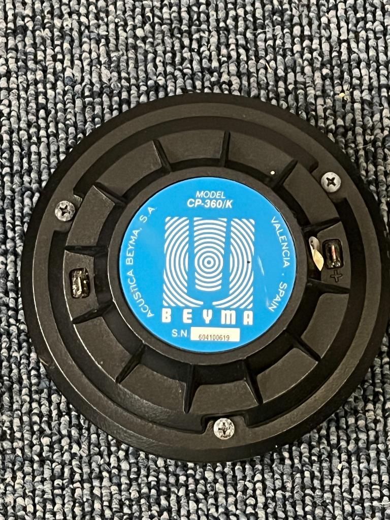 Beyma CP 360/K driver, Ophalen of Verzenden, Minder dan 60 watt, Overige typen, Overige merken