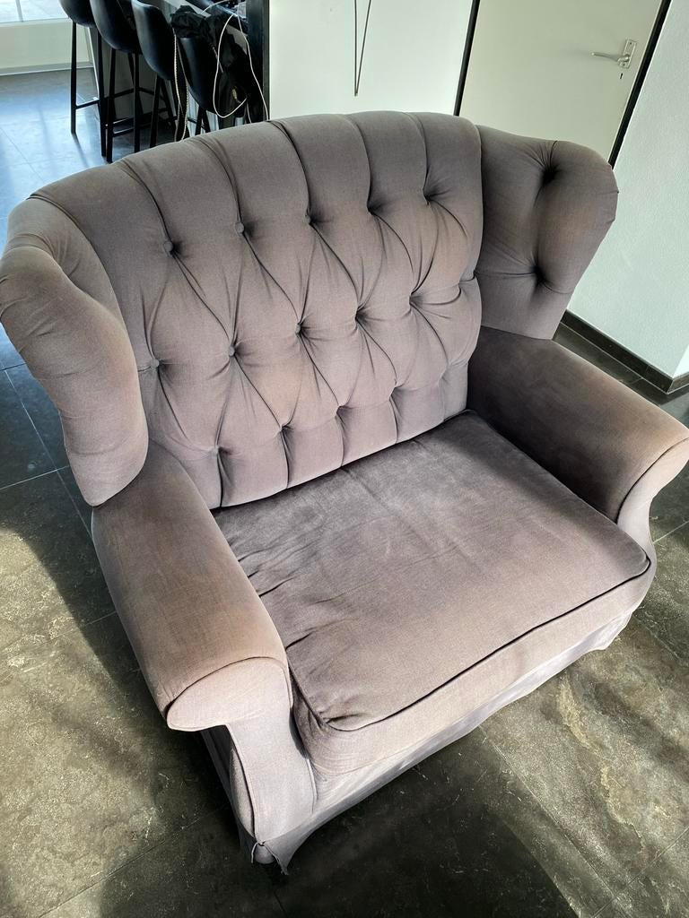 Van Rofra Home Love Seat - Verkleurde Stof, Gebruikt, 75 tot 100 cm, Ophalen of Verzenden, 100 tot 125 cm
