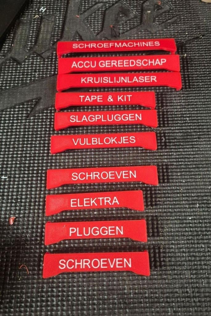 Packout koffers labels, Ophalen of Verzenden