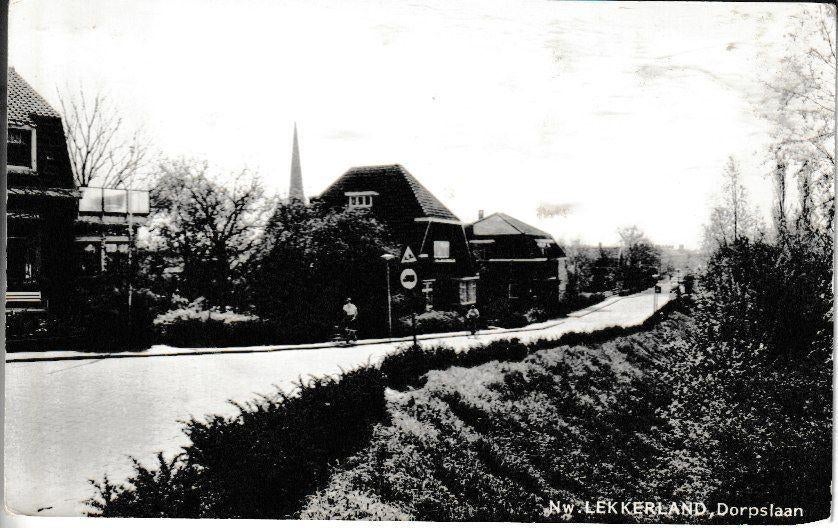 Nw. LEKKERLAND - DORPSLAAN, Ophalen of Verzenden, Ongelopen, Zuid-Holland