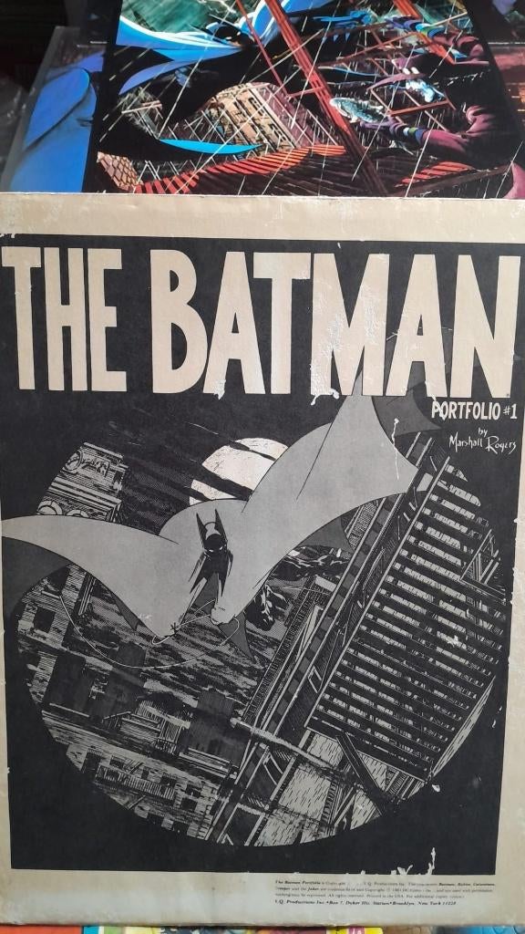 batman portfolio 1981 collectors item, Verzamelen, Ophalen of Verzenden, Zo goed als nieuw, Film, Poster