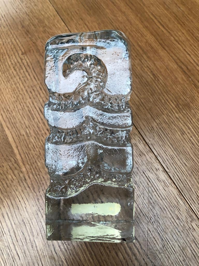 Walther Art Glass Vase Sollifleur Mid Century German, Ophalen of Verzenden
