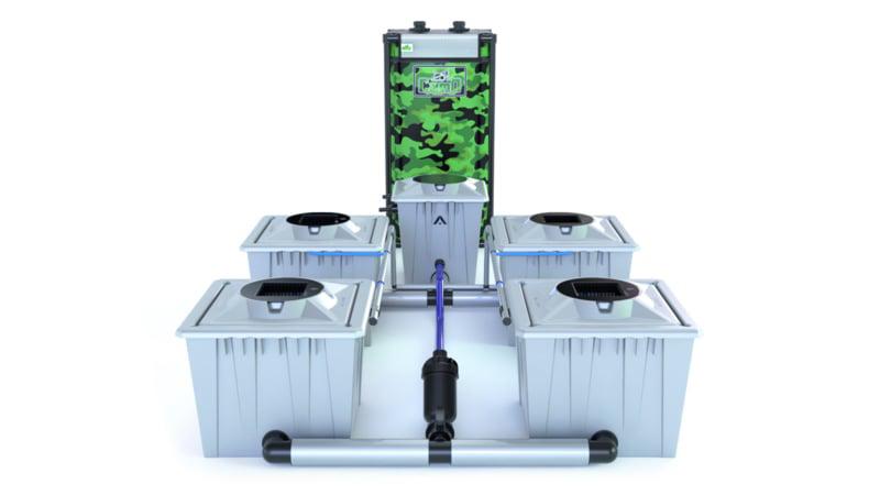 ALIEN RDWC 4 Pot 20L PRO Silver Series hydroponic, Overige materialen, Overige materialen, Kweekkas, Ophalen of Verzenden