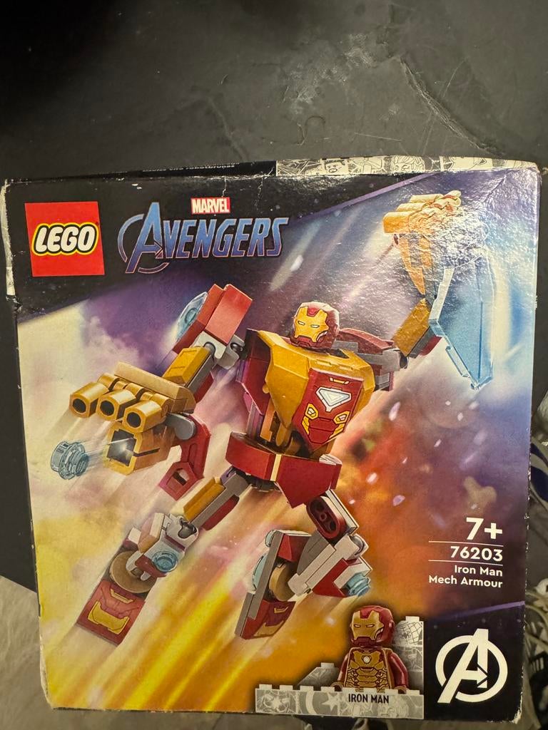 Lego iron man 76203 nieuw, Ophalen of Verzenden, Zo goed als nieuw