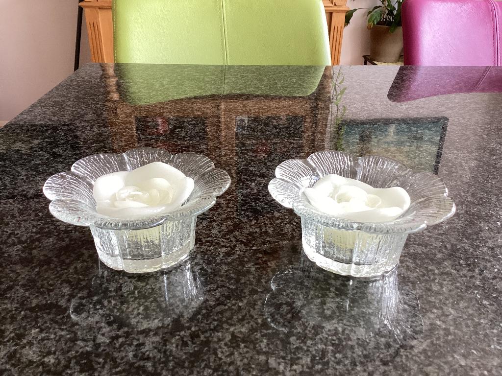 Teralehti, waxinelicht, glas, Pertti Kallioinen, vintage, Ophalen, Glas