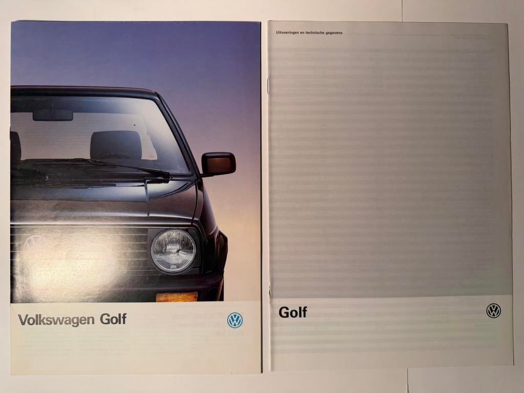 Volkswagen Golf Mk2 Brochure 1990, Gelezen, Diverse auteurs, Ophalen of Verzenden, Volkswagen