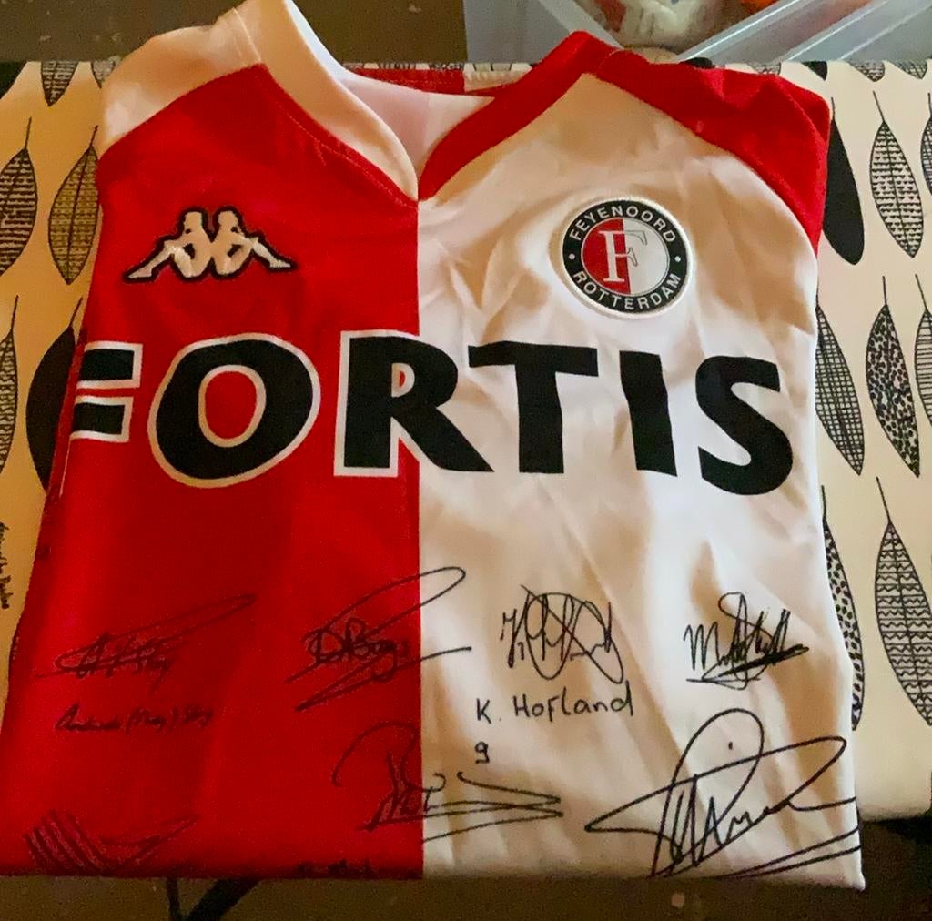 Feyenoord shirt met handtekeningen, Ophalen of Verzenden