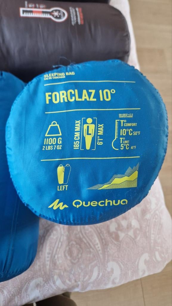 Quechua Forclaz 10 Slaapzak, Verzenden, Zo goed als nieuw