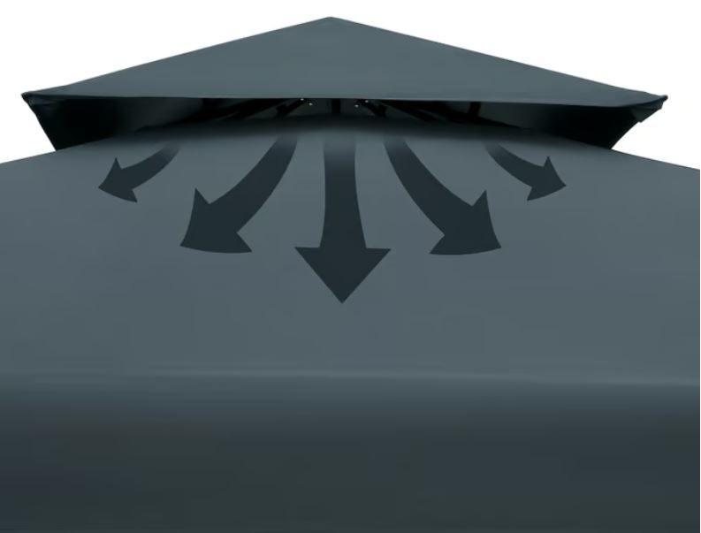 Paviljoen 3x3, partytent prieel taupe GRATIS BEZORGD!, Tuin en Terras, Verzenden, Minder dan 4 meter, Nieuw, Nvt