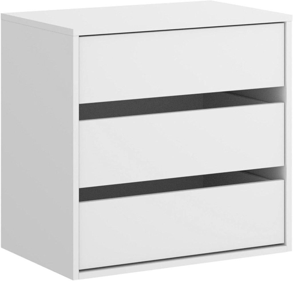 DMORA Vinson commode met 3 laden, Kinderen en Baby's, Kinderkamer | Commodes en Kasten, Minder dan 90 cm, Minder dan 75 cm, 50 tot 70 cm
