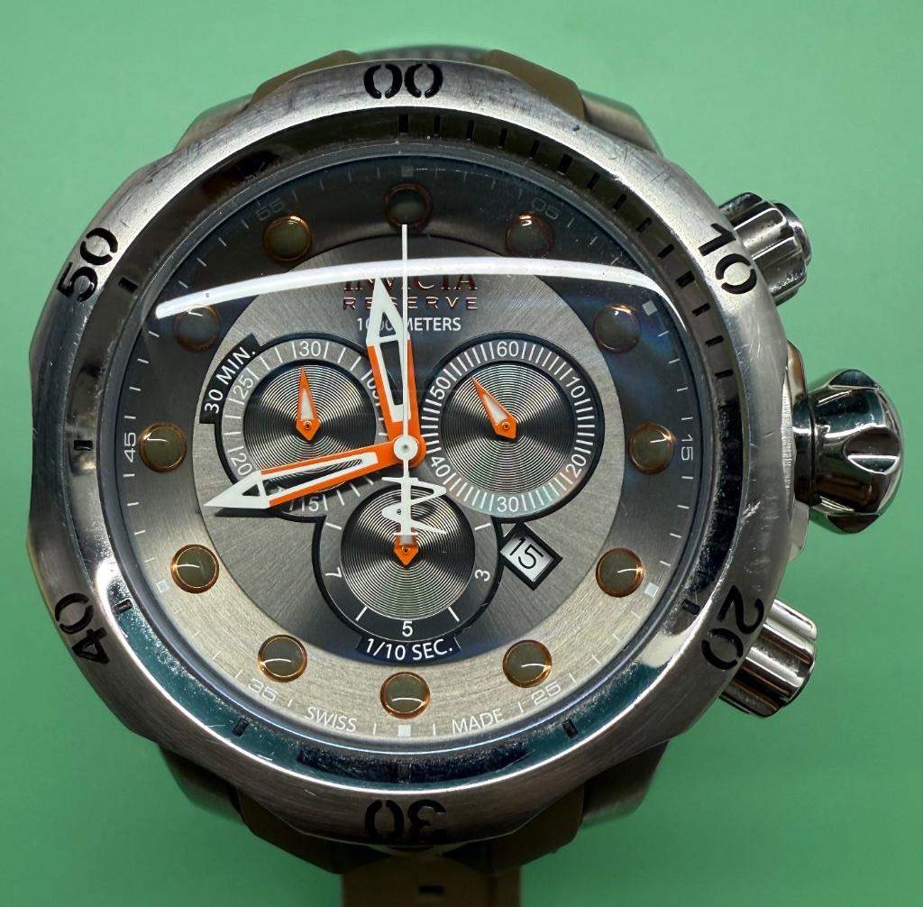 Invicta Venom, Sieraden, Tassen en Uiterlijk, Horloges | Heren, Overige merken, Gebruikt, Staal, Polshorloge