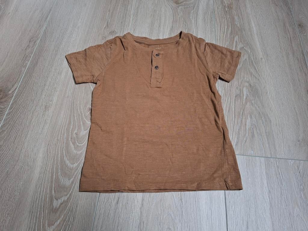 Bruin kind shirt Dopodopo Takko - maat 110, Gebruikt, Jongen of Meisje, Ophalen of Verzenden, Dopodopo